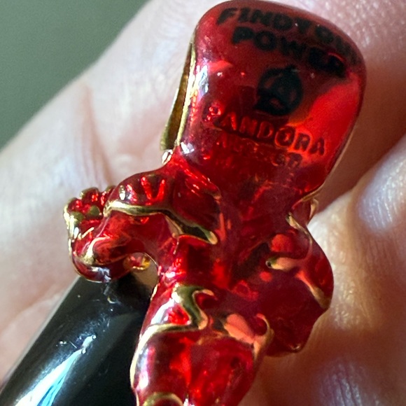 Pandora Red and Gold Charm - Picture 6 of 7